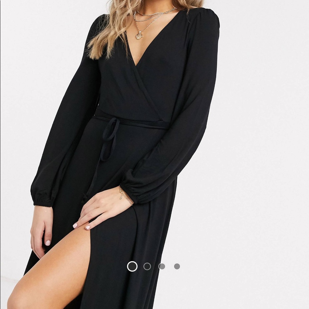 Wrap maxi dress